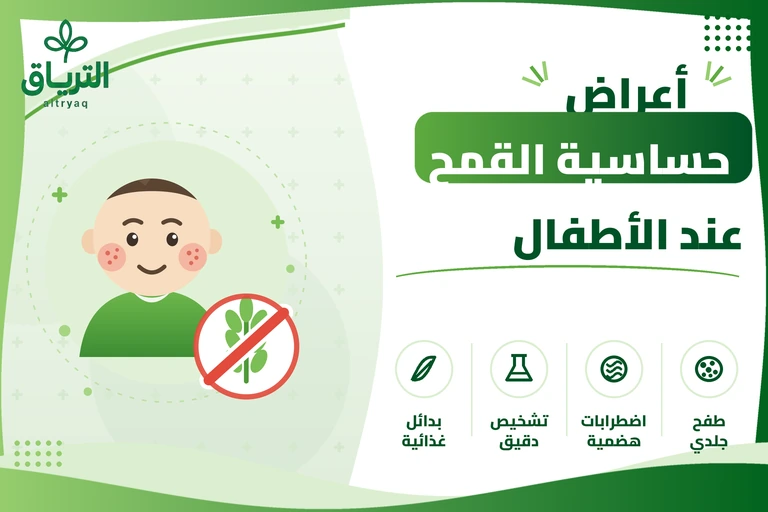 أعراض حساسية القمح عند الاطفال